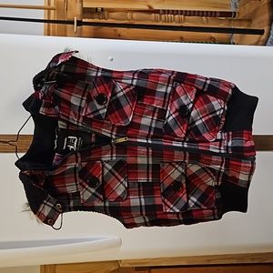 Woman's Plaid Fashionable Vest